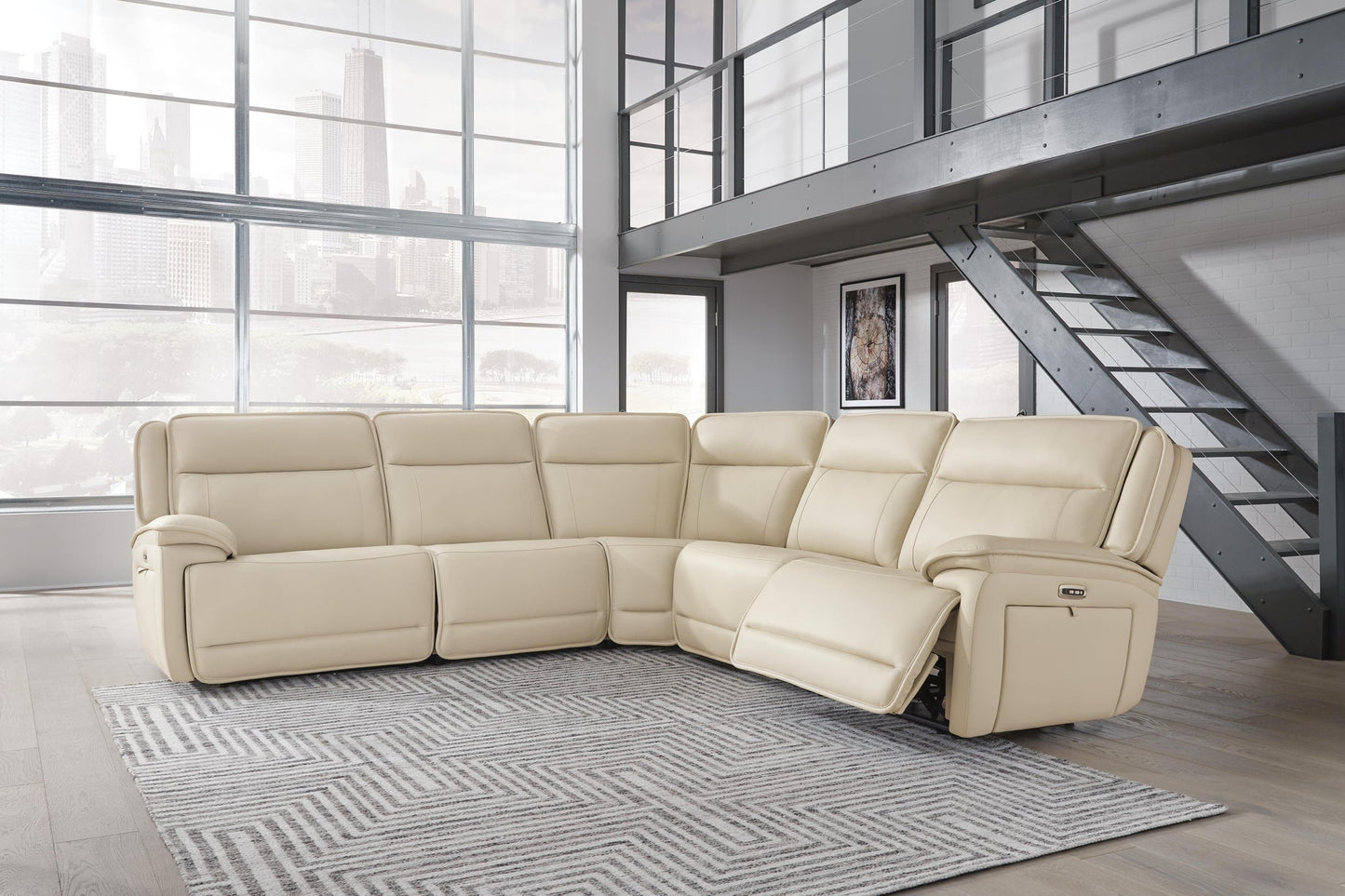 Double Deal 5-Piece Power Reclining Sectional Signature Design by Ashley®