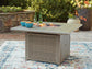 Cliff Trails Square Fire Pit Table Signature Design by Ashley®