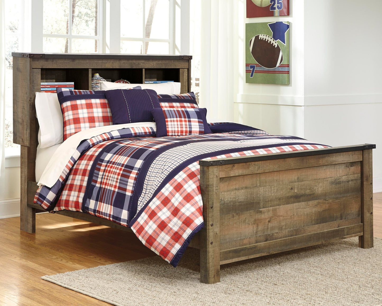 Trinell  Bookcase Panel Bed Signature Design by Ashley®