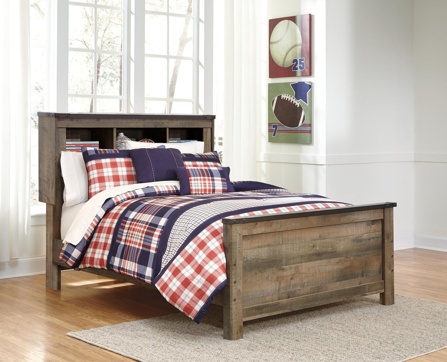 Trinell  Bookcase Panel Bed Signature Design by Ashley®