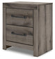 Graystorm Two Drawer Night Stand Signature Design by Ashley®
