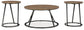 Cassbryn Occasional Table Set (3/CN) Signature Design by Ashley®