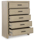 Calmoro Five Drawer Chest Signature Design by Ashley®