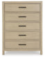Calmoro Five Drawer Chest Signature Design by Ashley®