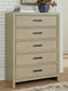 Calmoro Five Drawer Chest Signature Design by Ashley®