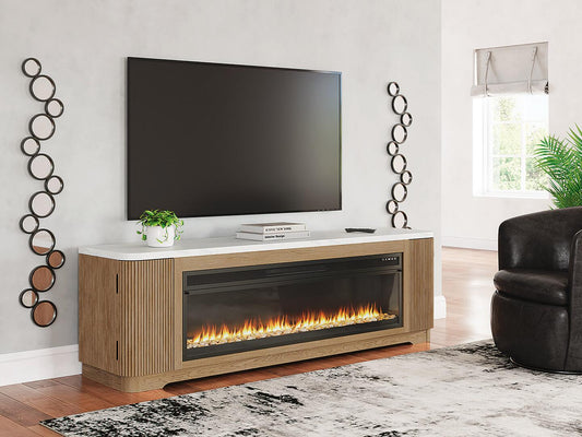 Camdill 80" TV Stand with Electric Fireplace Signature Design by Ashley®