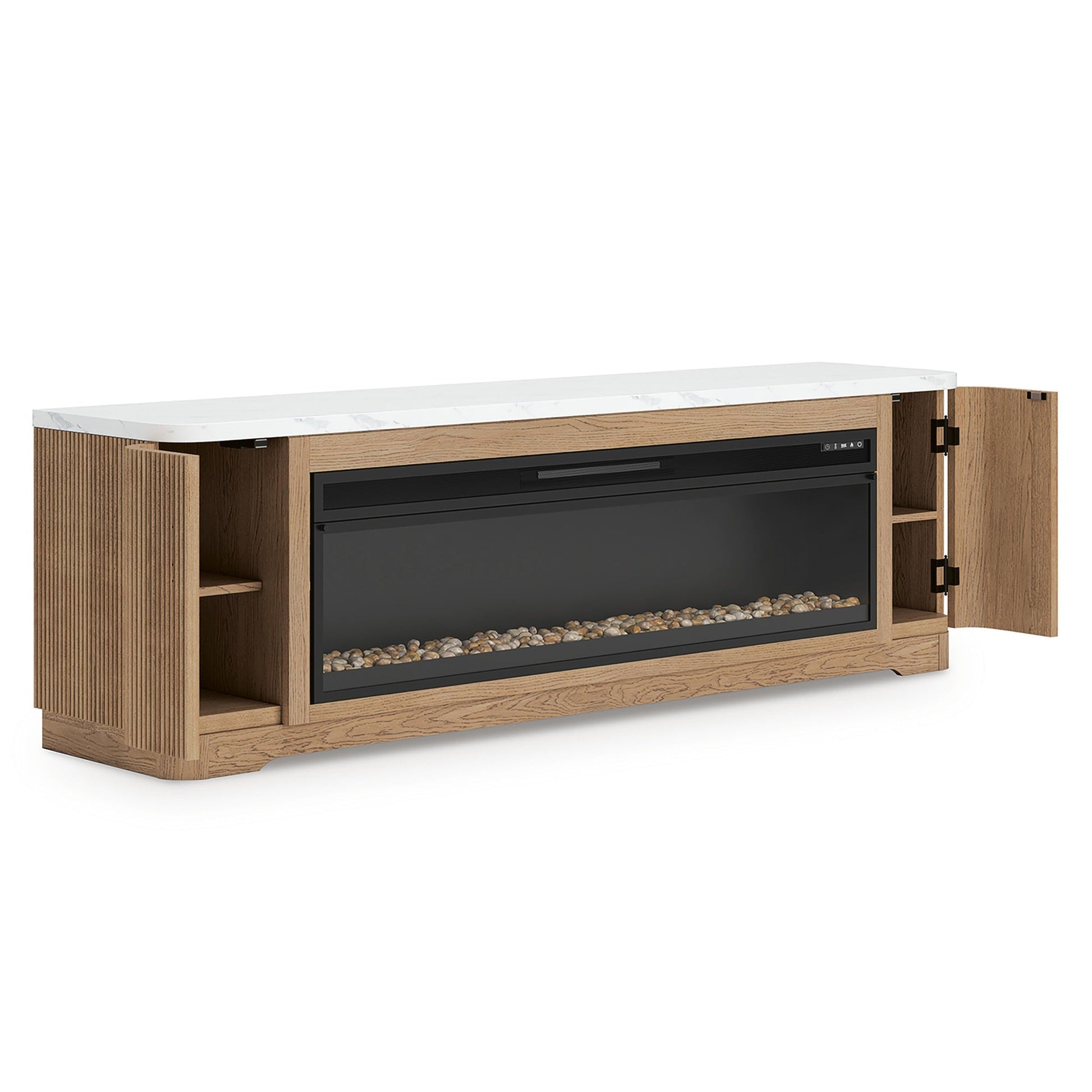 Camdill 80" TV Stand with Electric Fireplace Signature Design by Ashley®