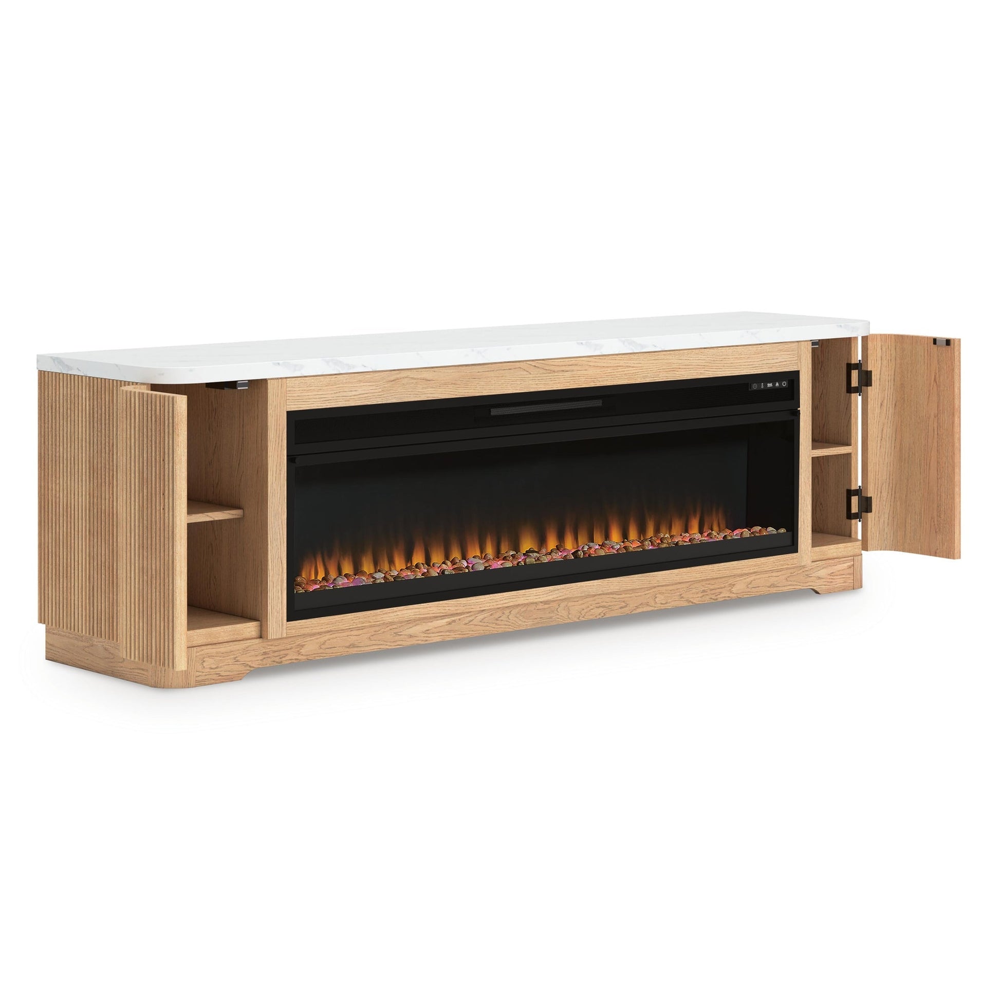 Camdill 80" TV Stand with Electric Fireplace Signature Design by Ashley®