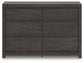 Fraluna Six Drawer Dresser Signature Design by Ashley®