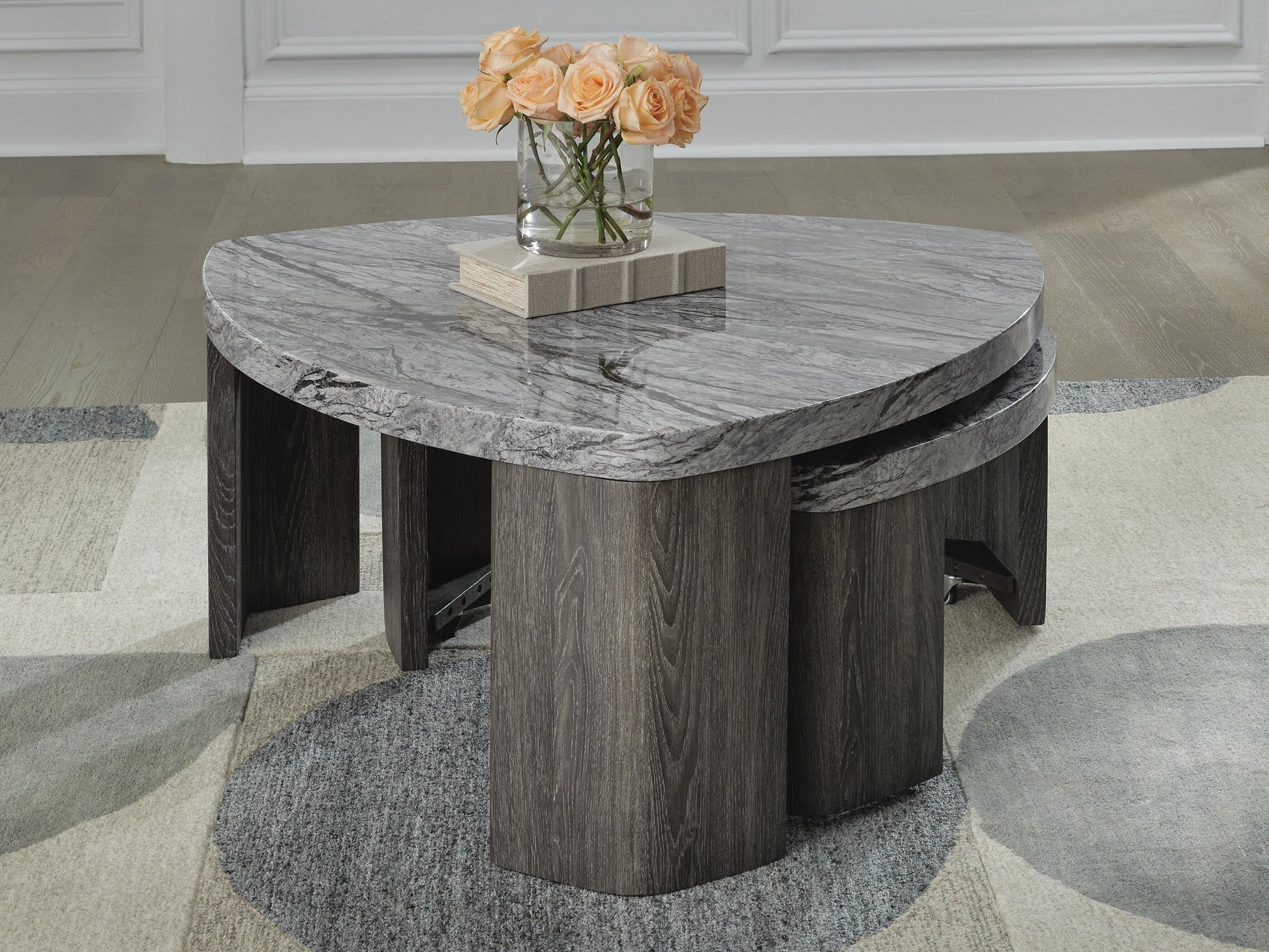 Surmour Stacked Cocktail Table Signature Design by Ashley®