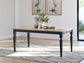 Brenkerton Rectangular Dining Room Table Signature Design by Ashley®