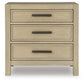Calmoro Three Drawer Night Stand Signature Design by Ashley®