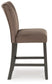 Jeshina Upholstered Barstool (2/CN) Signature Design by Ashley®