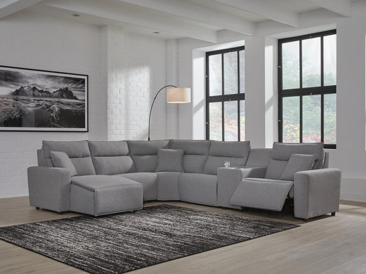 Modmax II 6-Piece Power Reclining Sectional with Chaise and Console Signature Design by Ashley®