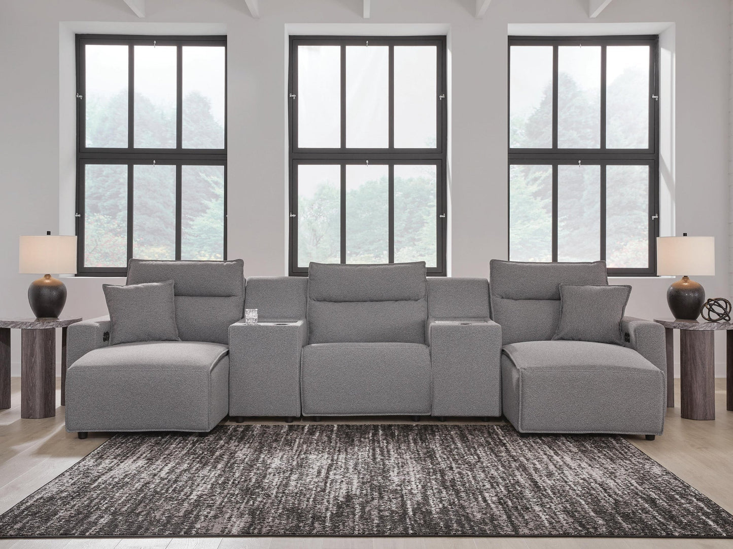 Modmax II 5-Piece Power Reclining Sectional with Chaise and Consoles Signature Design by Ashley®