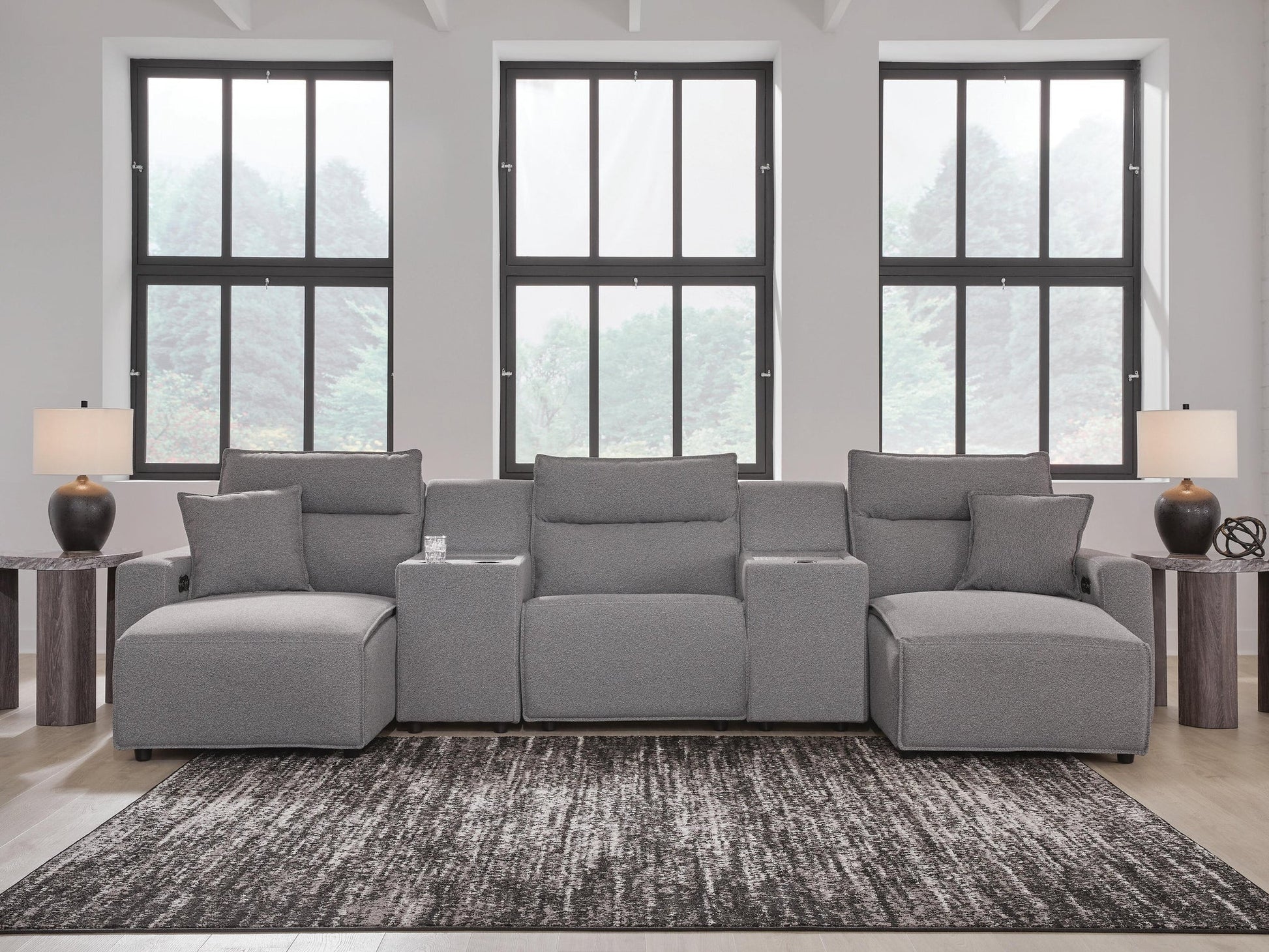 Modmax II 5-Piece Power Reclining Sectional with Chaise and Consoles Signature Design by Ashley®