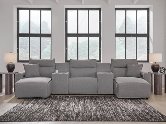 Modmax II 5-Piece Power Reclining Sectional with Chaise and Consoles Signature Design by Ashley®