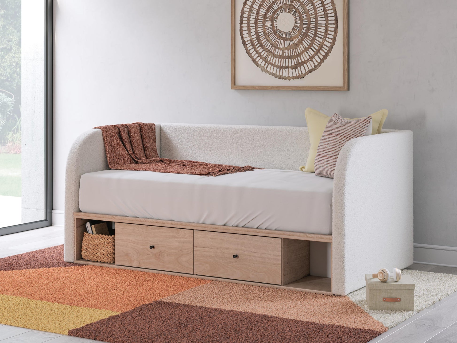Arloster  Upholstered Day Bed With Storage Signature Design by Ashley®