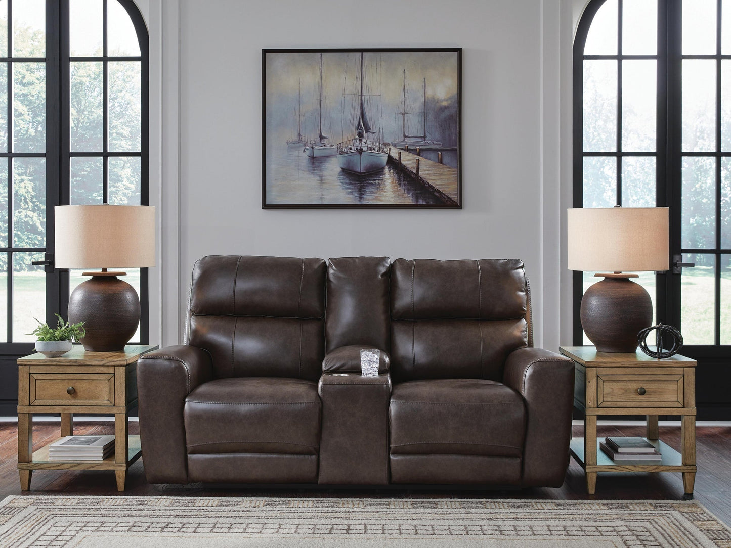 Crossplex PWR REC Loveseat/CON/ADJ HDRST Signature Design by Ashley®