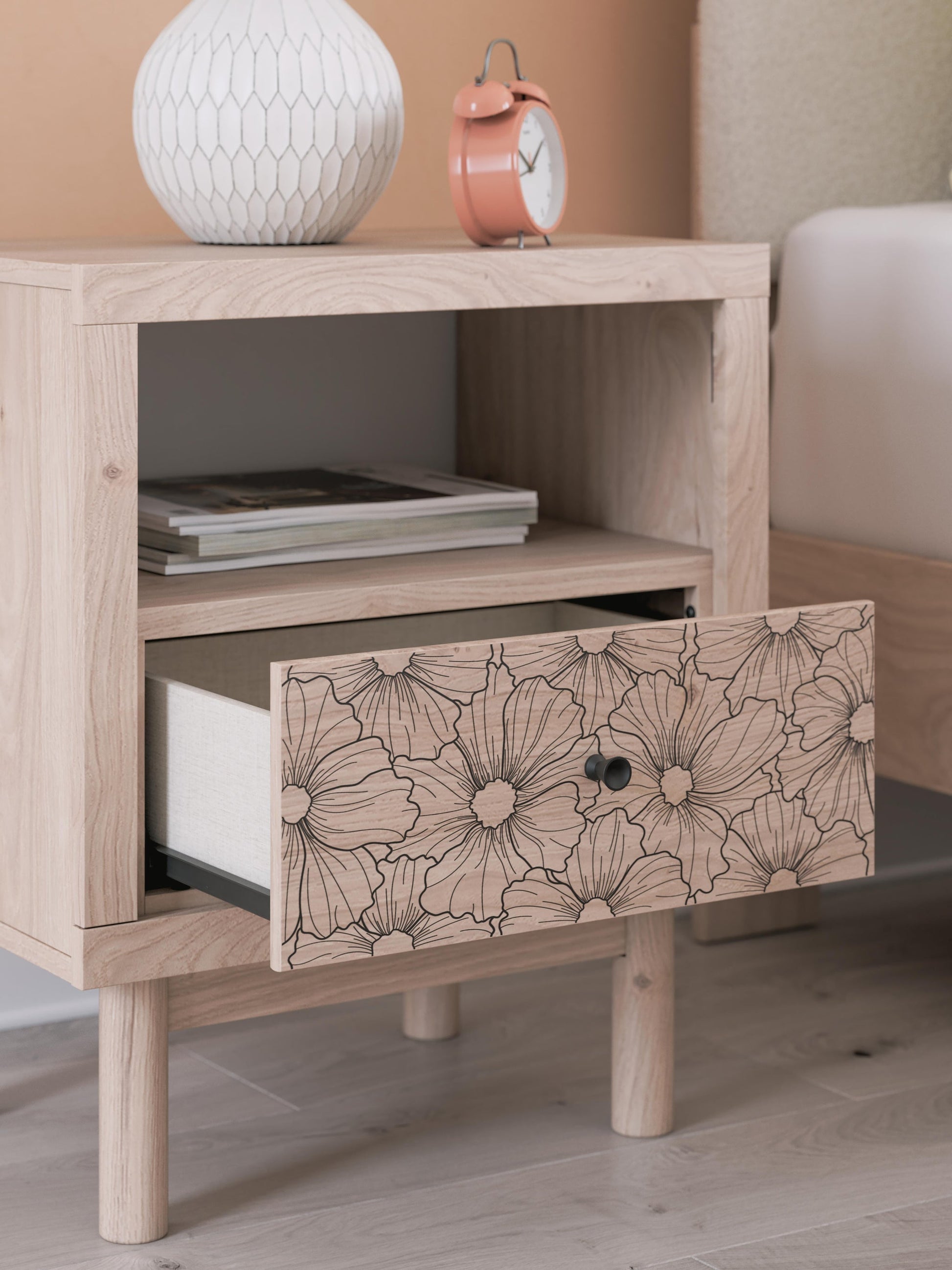 Arloster One Drawer Night Stand Signature Design by Ashley®