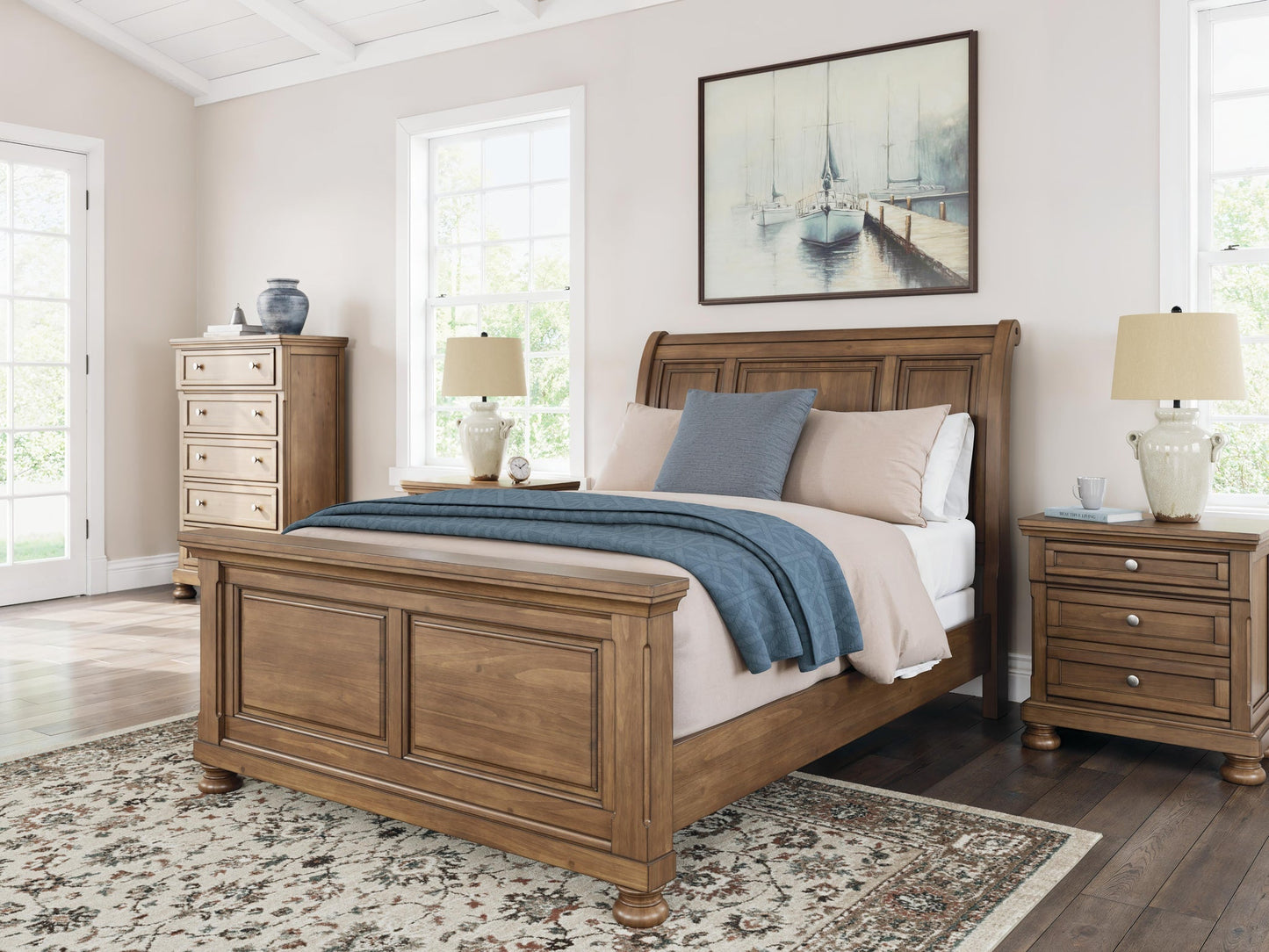 Feddinger Two Drawer Night Stand Signature Design by Ashley®