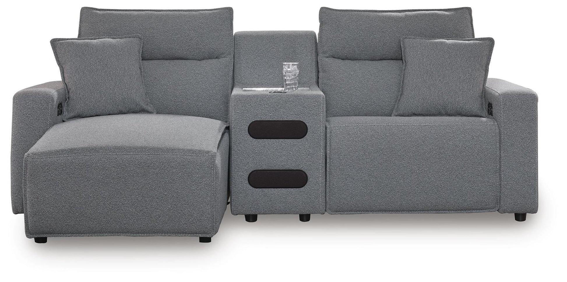 Modmax II 3-Piece Power Reclining Sectional with Chaise and Audio Console Signature Design by Ashley®