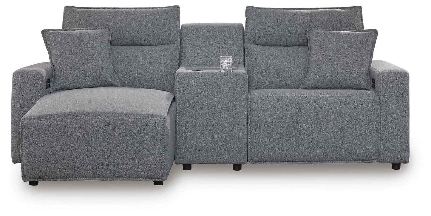 Modmax II 3-Piece Power Reclining Sectional with Chaise and Console Signature Design by Ashley®