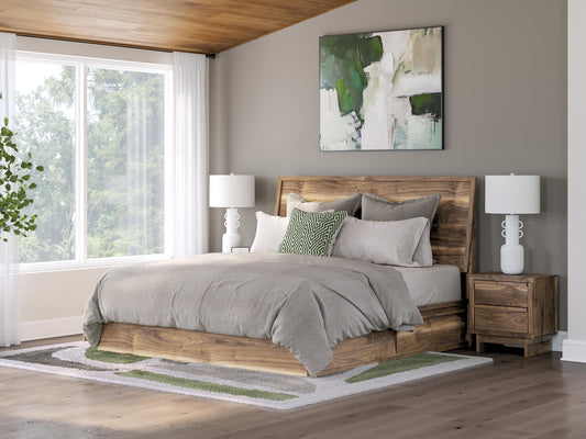 Chirason  Panel Bed With Storage Signature Design by Ashley®