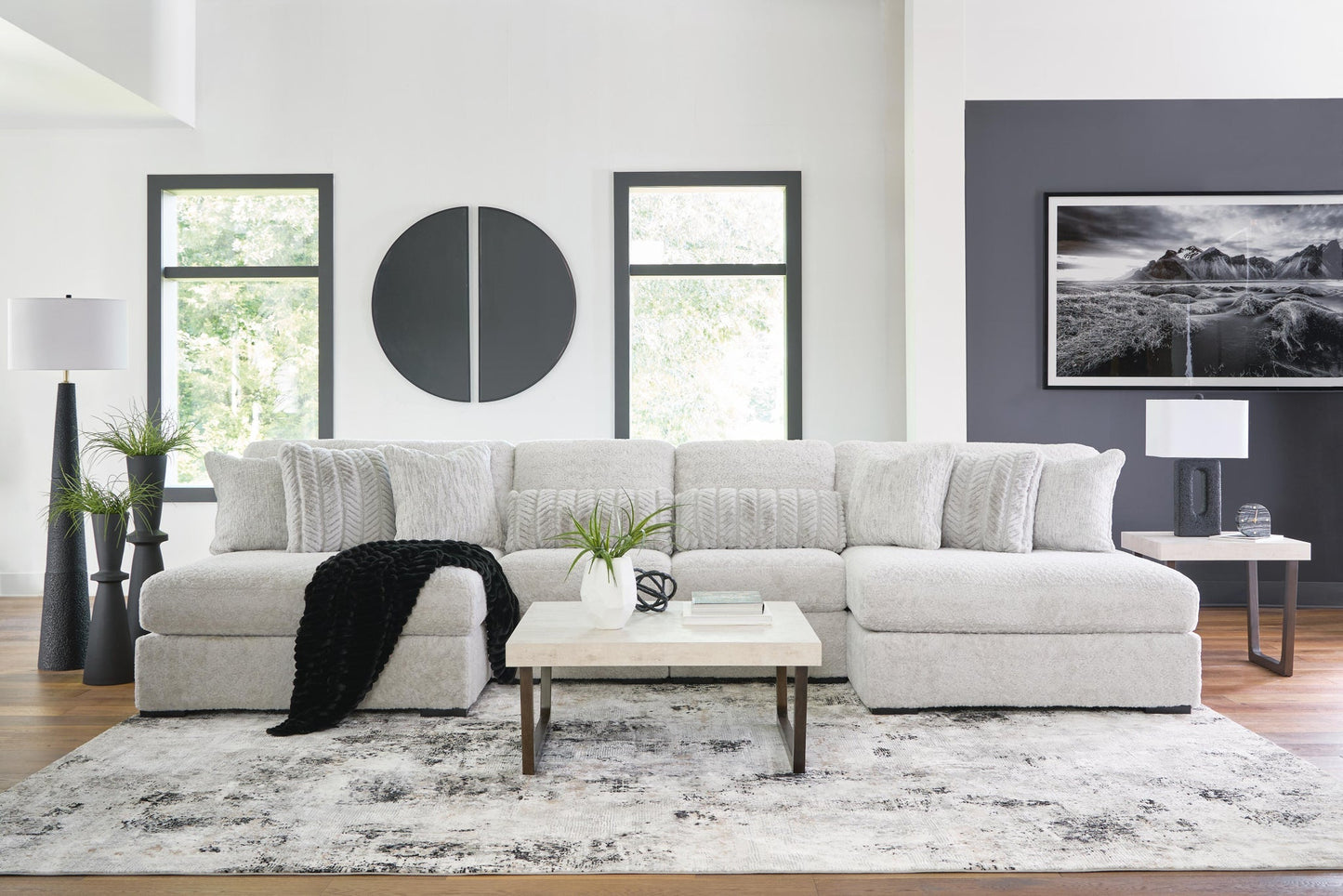 Cuddle Plush 4-Piece Sectional with Chaise Signature Design by Ashley®
