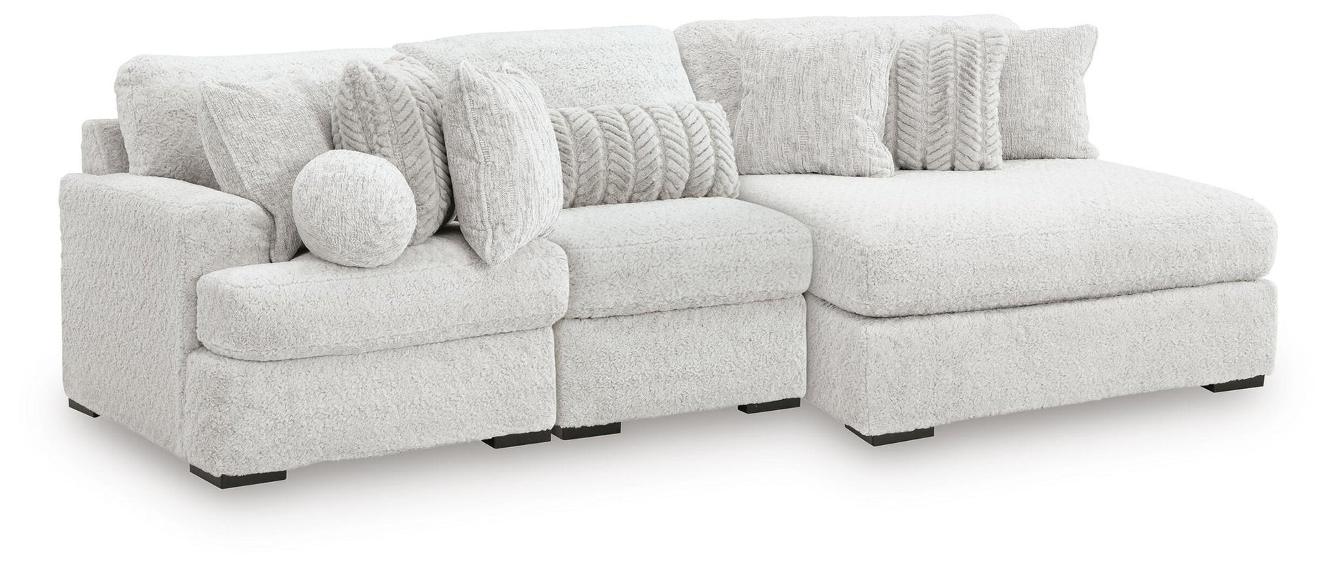 Cuddle Plush 3-Piece Sectional with Chaise Signature Design by Ashley®