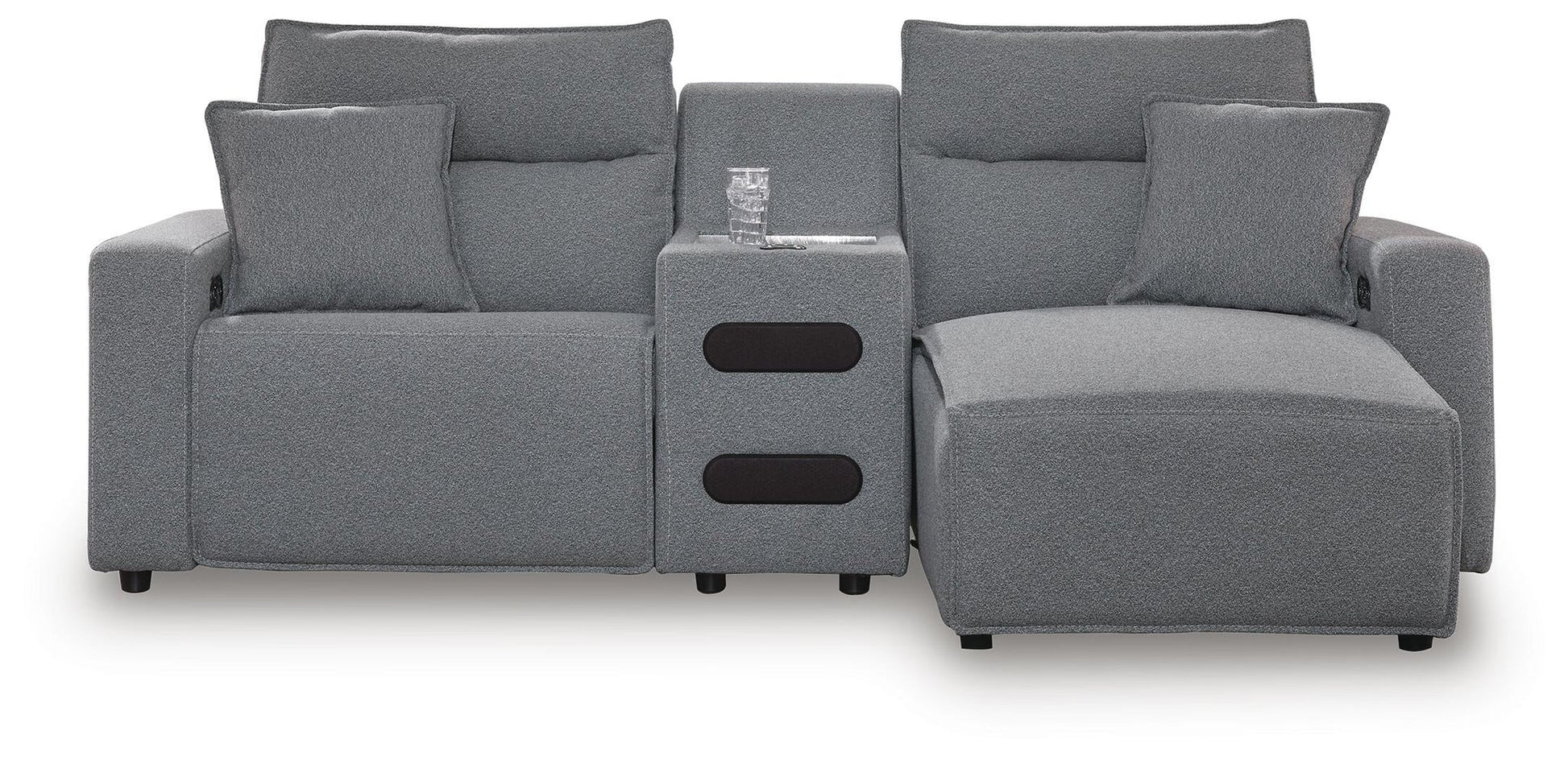 Modmax II 3-Piece Power Reclining Sectional with Chaise and Audio Console Signature Design by Ashley®