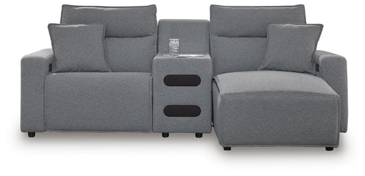 Modmax II 3-Piece Power Reclining Sectional with Chaise and Audio Console Signature Design by Ashley®
