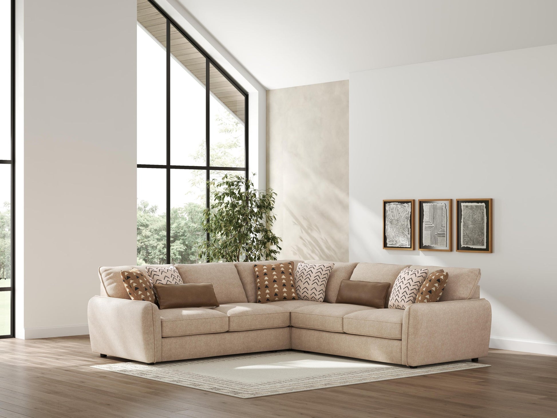 Seyler 3-Piece Sectional Benchcraft®