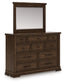 Taffenbrook Dresser and Mirror Signature Design by Ashley®