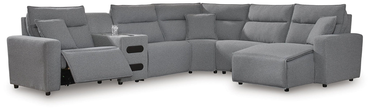 Modmax II 6-Piece Reclining Sectional with Chaise and Audio Console Signature Design by Ashley®