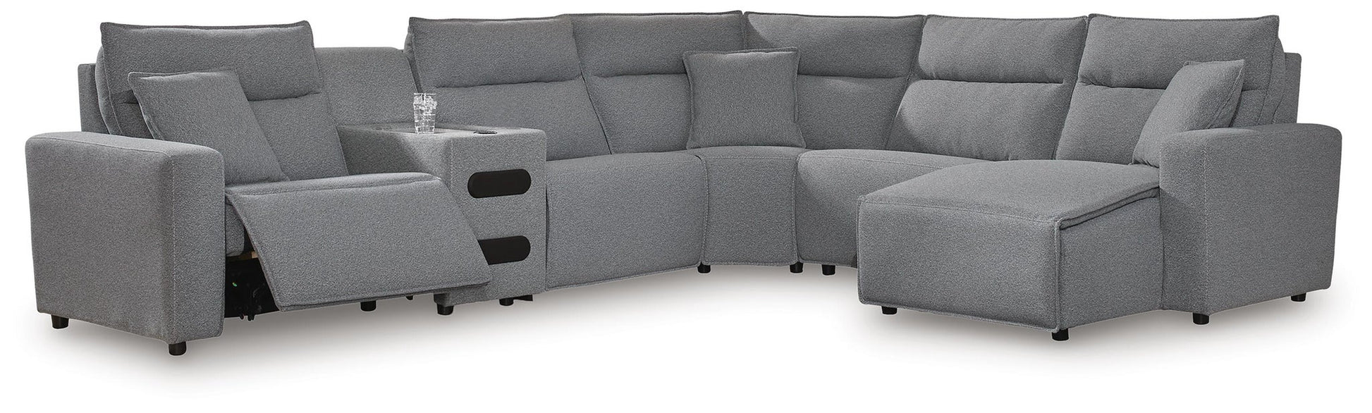Modmax II 6-Piece Reclining Sectional with Chaise and Audio Console Signature Design by Ashley®