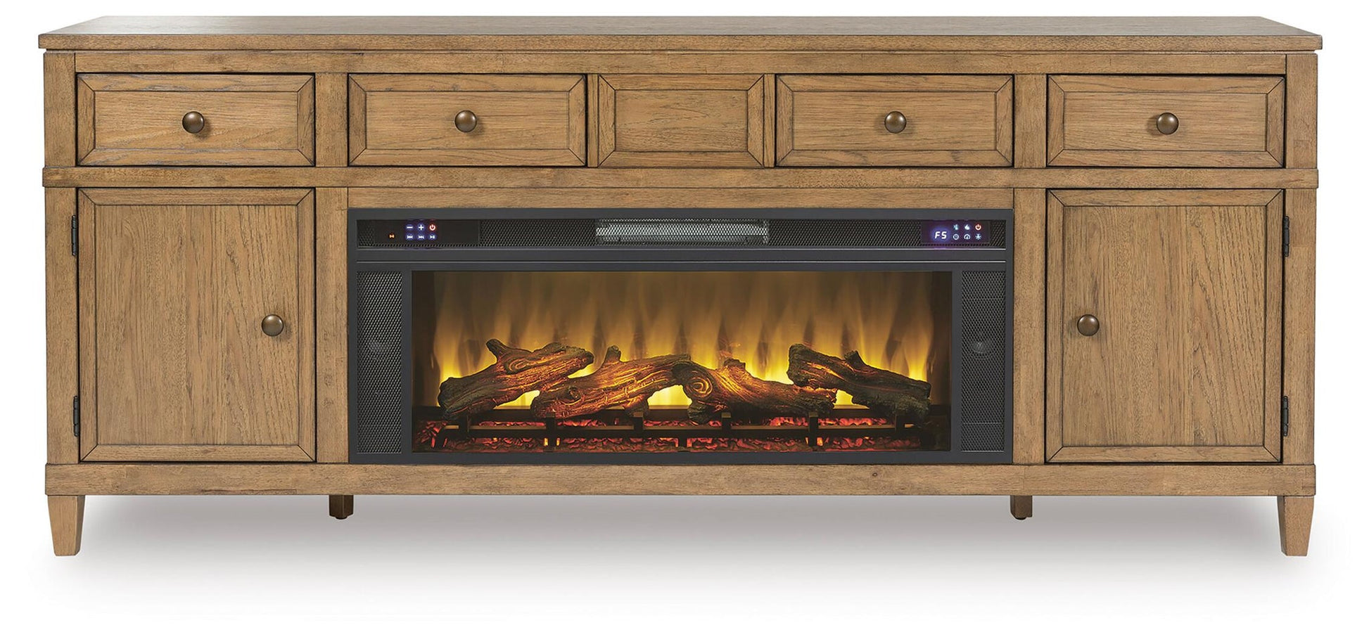 Sharlance 81" TV Stand with Electric Fireplace Signature Design by Ashley®