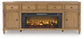Sharlance 81" TV Stand with Electric Fireplace Signature Design by Ashley®