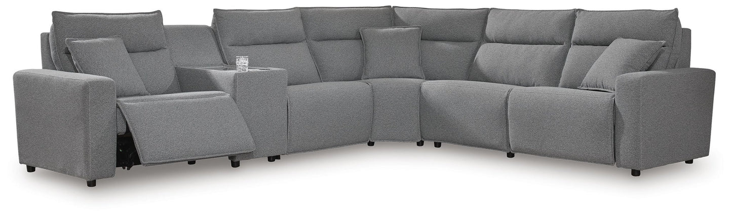Modmax II 6-Piece Reclining Sectional with Console Signature Design by Ashley®