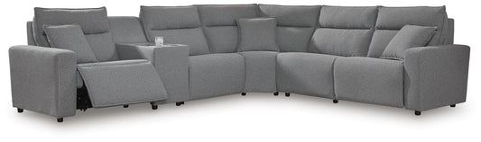 Modmax II 6-Piece Reclining Sectional with Console Signature Design by Ashley®