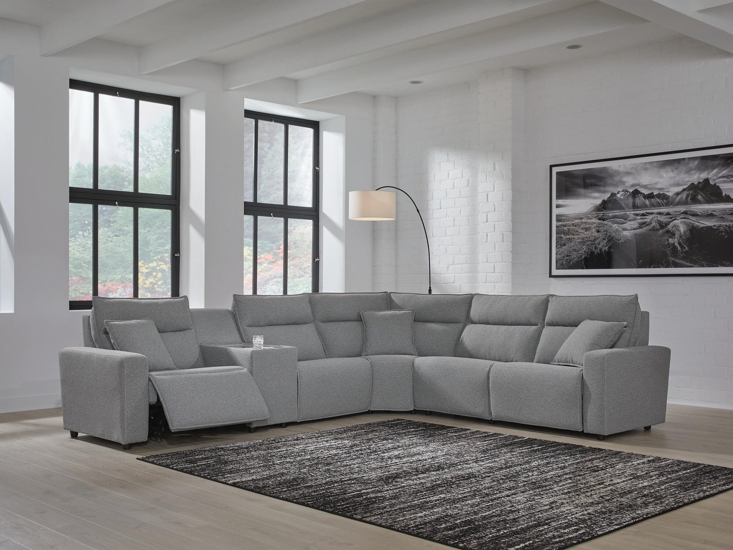 Modmax II 6-Piece Reclining Sectional with Console Signature Design by Ashley®