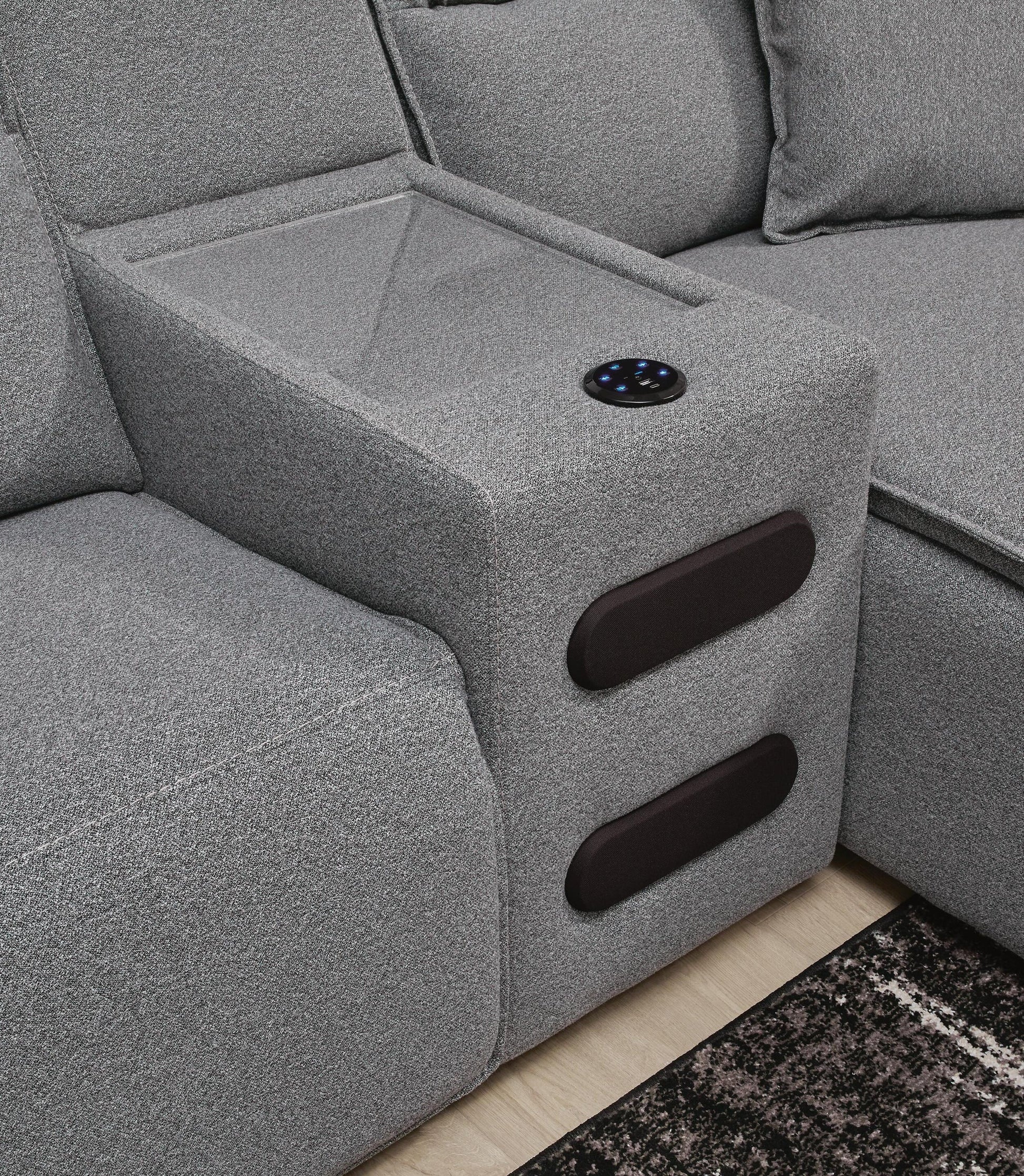 Modmax II 6-Piece Reclining Sectional with Chaise and Audio Console Signature Design by Ashley®