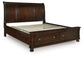 Porter California  Sleigh Storage Bed Millennium® by Ashley