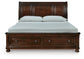 Porter California  Sleigh Storage Bed Millennium® by Ashley