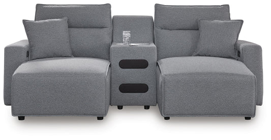 Modmax II 3-Piece Power Reclining Sectional with Chaise and Audio Console Signature Design by Ashley®