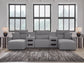 Modmax II 5-Piece Power Reclining Sectional with Chaise and Audio Consoles Signature Design by Ashley®