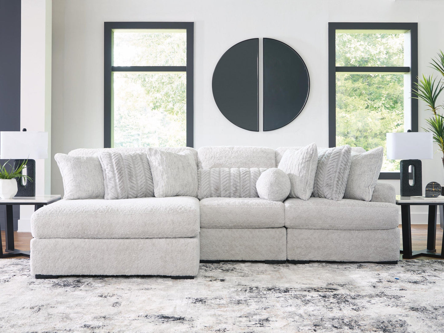 Cuddle Plush 3-Piece Sectional with Chaise Signature Design by Ashley®