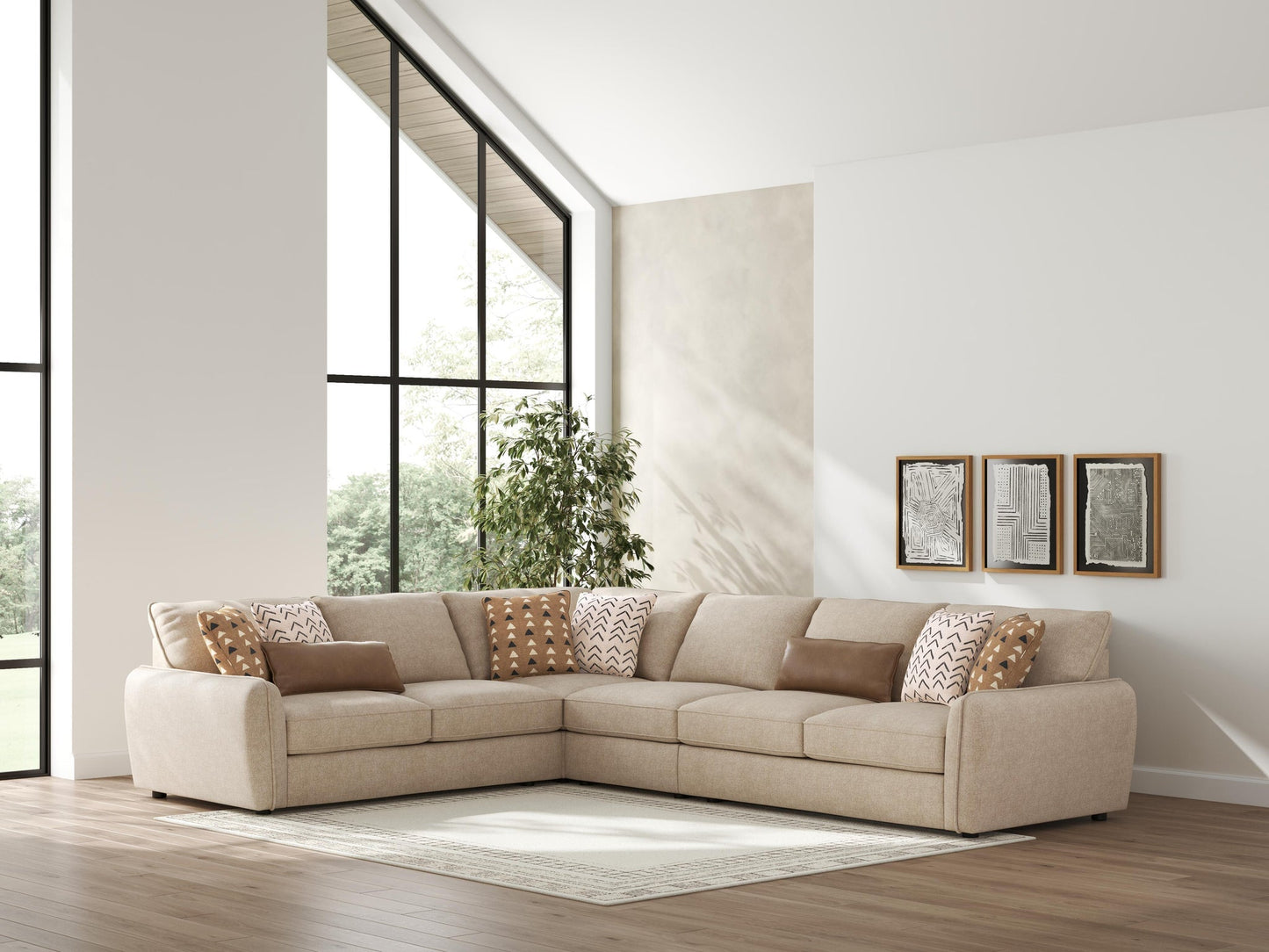 Seyler 4-Piece Sectional Benchcraft®