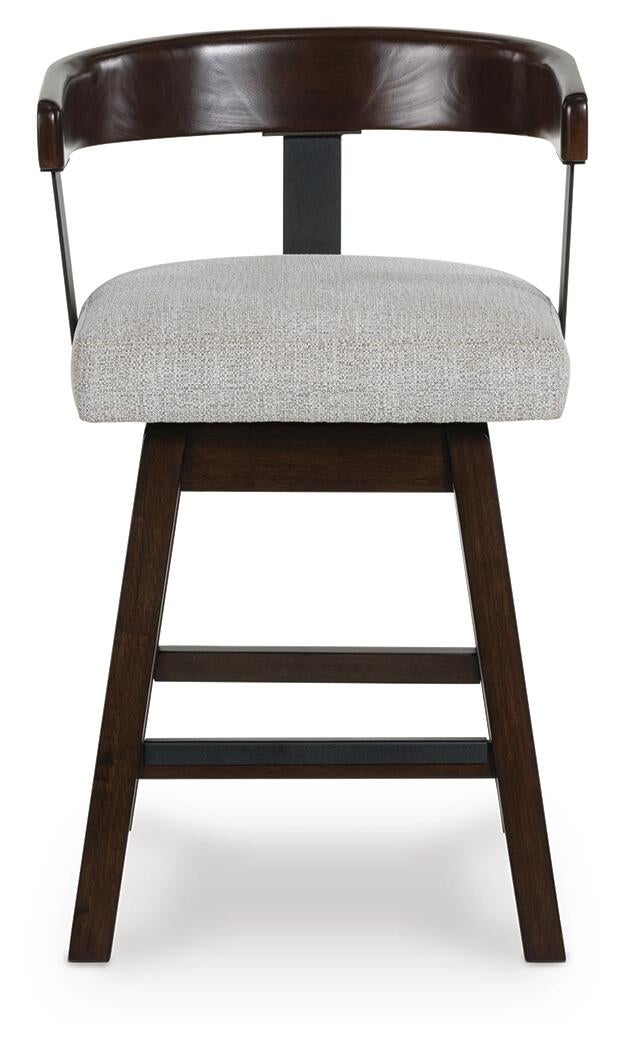 Haddigan UPH Swivel Barstool (2/CN) Signature Design by Ashley®