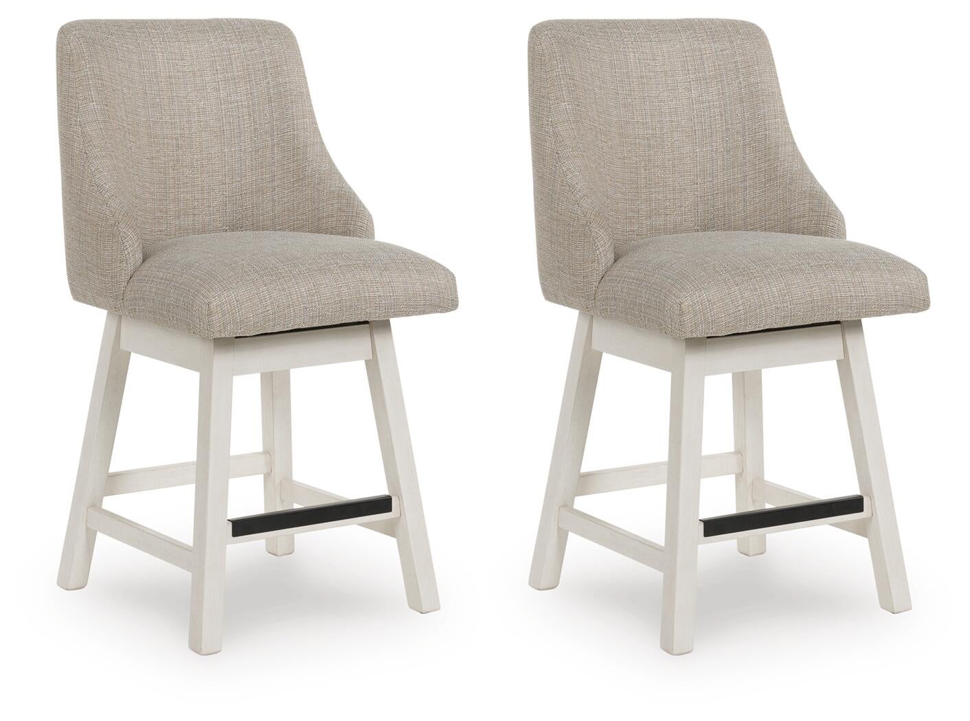 Robbinsdale UPH Swivel Barstool (2/CN) Signature Design by Ashley®